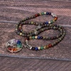 image:imageBivei 108 Mala Beads Bracelet for Women  7 Chakra Tree of Life Real Healing Gemstone Yoga Meditation Mala Prayer Bead NecklaceBlood Stone