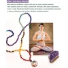 image:imageBivei 108 Mala Beads Necklace Life Tree 7 Chakra Wrap Bracelet Real Healing Gemstone Yoga Meditation Hand Knotted Mala Prayer Bead Necklace7 Chakras Stone