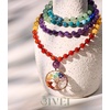 image:imageBivei 108 Mala Beads Necklace Life Tree 7 Chakra Wrap Bracelet Real Healing Gemstone Yoga Meditation Hand Knotted Mala Prayer Bead Necklace7 Chakras Stone