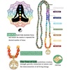 image:imageBivei 108 Mala Beads Necklace Life Tree 7 Chakra Wrap Bracelet Real Healing Gemstone Yoga Meditation Hand Knotted Mala Prayer Bead Necklace7 Chakras Stone