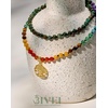 image:imageBivei 108 Mala Beads Necklace Life Tree 7 Chakra Wrap Bracelet Real Healing Gemstone Yoga Meditation Hand Knotted Mala Prayer Bead Necklace7 Chakras Stone