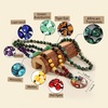 image:imageBivei 108 Mala Beads Necklace Life Tree 7 Chakra Wrap Bracelet Real Healing Gemstone Yoga Meditation Hand Knotted Mala Prayer Bead NecklaceAfrican Turquoise