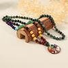 image:imageBivei 108 Mala Beads Necklace Life Tree 7 Chakra Wrap Bracelet Real Healing Gemstone Yoga Meditation Hand Knotted Mala Prayer Bead NecklaceAfrican Turquoise
