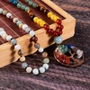 image:imageBivei 108 Mala Beads Necklace Life Tree 7 Chakra Wrap Bracelet Real Healing Gemstone Yoga Meditation Hand Knotted Mala Prayer Bead NecklaceAmazonite