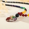 image:imageBivei 108 Mala Beads Necklace Life Tree 7 Chakra Wrap Bracelet Real Healing Gemstone Yoga Meditation Hand Knotted Mala Prayer Bead NecklaceLava Rock Stone