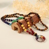 image:imageBivei 108 Mala Beads Necklace Life Tree 7 Chakra Wrap Bracelet Real Healing Gemstone Yoga Meditation Hand Knotted Mala Prayer Bead NecklaceTiger Eye Stone