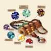image:imageBivei 108 Mala Beads Necklace Life Tree 7 Chakra Wrap Bracelet Real Healing Gemstone Yoga Meditation Hand Knotted Mala Prayer Bead NecklaceTiger Eye Stone