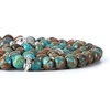 image:imageBivei 108 Mala Beads Necklace Long Beaded Wrap Bracelets Genuine Gemstone Mala Prayer Beads Lotus Buddha Charm Yoga Meditation NecklaceBlue Lace AgateLotus OMBuddha