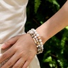 image:imageBivei 6mm Beaded Bracelets for Women Handmade Semi Precious Natural Stone Stretch Elastic Jewelry Yoga Protection GiftsBamboo Leaf AgateSteady Growth