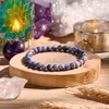 image:imageBivei 6mm Beaded Bracelets for Women Handmade Semi Precious Natural Stone Stretch Elastic Jewelry Yoga Protection GiftsBlue Spotted JasperCalm Flow