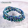 image:imageBivei 6mm Beaded Bracelets for Women Handmade Semi Precious Natural Stone Stretch Elastic Jewelry Yoga Protection GiftsChrysocollaGentle Expression