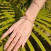 image:imageBivei 6mm Beaded Bracelets for Women Handmade Semi Precious Natural Stone Stretch Elastic Jewelry Yoga Protection GiftsClear Quartz  Clarity  Energy