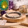 image:imageBivei 6mm Beaded Bracelets for Women Handmade Semi Precious Natural Stone Stretch Elastic Jewelry Yoga Protection GiftsDalmatian Jasper Grounding  Joy