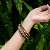 image:imageBivei 6mm Beaded Bracelets for Women Handmade Semi Precious Natural Stone Stretch Elastic Jewelry Yoga Protection GiftsDendritic JasperGrounded Growth
