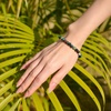 image:imageBivei 6mm Beaded Bracelets for Women Handmade Semi Precious Natural Stone Stretch Elastic Jewelry Yoga Protection GiftsIndia Agate  Stability