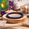 image:imageBivei 6mm Beaded Bracelets for Women Handmade Semi Precious Natural Stone Stretch Elastic Jewelry Yoga Protection GiftsLapis Lazuli  Inspiration
