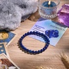image:imageBivei 6mm Beaded Bracelets for Women Handmade Semi Precious Natural Stone Stretch Elastic Jewelry Yoga Protection GiftsLapis Lazuli  Inspiration