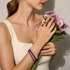 image:imageBivei 6mm Beaded Bracelets for Women Handmade Semi Precious Natural Stone Stretch Elastic Jewelry Yoga Protection GiftsMorganite  Compassion