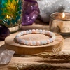 image:imageBivei 6mm Beaded Bracelets for Women Handmade Semi Precious Natural Stone Stretch Elastic Jewelry Yoga Protection GiftsMorganite  Compassion