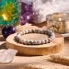 image:imageBivei 6mm Beaded Bracelets for Women Handmade Semi Precious Natural Stone Stretch Elastic Jewelry Yoga Protection GiftsPeace JadeCalm Harmony