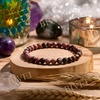image:imageBivei 6mm Beaded Bracelets for Women Handmade Semi Precious Natural Stone Stretch Elastic Jewelry Yoga Protection GiftsRhodonite  Compassion