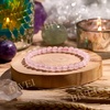 image:imageBivei 6mm Beaded Bracelets for Women Handmade Semi Precious Natural Stone Stretch Elastic Jewelry Yoga Protection GiftsRose Quartz  SelfLove