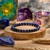 image:imageBivei 6mm Beaded Bracelets for Women Handmade Semi Precious Natural Stone Stretch Elastic Jewelry Yoga Protection GiftsSodalite  Logical Thinking