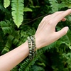 image:imageBivei 6mm Beaded Bracelets for Women Handmade Semi Precious Natural Stone Stretch Elastic Jewelry Yoga Protection GiftsTaiwan JadeResilience
