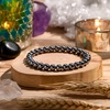 image:imageBivei 6mm Beaded Bracelets for Women Handmade Semi Precious Natural Stone Stretch Elastic Jewelry Yoga Protection GiftsTerahertz  Energy Boost