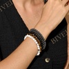 image:imageBivei 6mm Beaded Bracelets for Women Handmade Semi Precious Natural Stone Stretch Elastic Jewelry Yoga Protection GiftsTiger Eye  Confidence