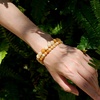 image:imageBivei 6mm Beaded Bracelets for Women Handmade Semi Precious Natural Stone Stretch Elastic Jewelry Yoga Protection GiftsYellow JadeOptimism  Courage