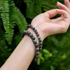 image:imageBivei 6mm Beaded Bracelets for Women Handmade Semi Precious Natural Stone Stretch Elastic Jewelry Yoga Protection GiftsYooperlite Cosmic Ignition
