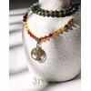 image:imageBivei 7 Chakra 108 Mala Beads Bracelet Real Gemstone Yoga Meditation Hand Knotted Mala Prayer Bead Necklace6mm
