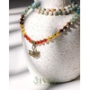 image:imageBivei 7 Chakra 108 Mala Beads Bracelet Real Gemstone Yoga Meditation Hand Knotted Mala Prayer Bead Necklace6mm