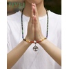 image:imageBivei 7 Chakra 108 Mala Beads Bracelet Real Gemstone Yoga Meditation Hand Knotted Mala Prayer Bead Necklace6mm