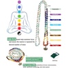 image:imageBivei 7 Chakra 108 Mala Beads Bracelet Real Gemstone Yoga Meditation Hand Knotted Mala Prayer Bead Necklace6mm