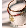 image:imageBivei 7 Chakra 108 Mala Beads Bracelet Real Gemstone Yoga Meditation Hand Knotted Mala Prayer Bead Necklace6mm