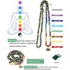image:imageBivei 7 Chakra 108 Mala Beads Bracelet Real Gemstone Yoga Meditation Hand Knotted Mala Prayer Bead Necklace6mm