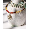 image:imageBivei 7 Chakra 108 Mala Beads Bracelet Real Gemstone Yoga Meditation Hand Knotted Mala Prayer Bead Necklace8mm