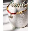 image:imageBivei 7 Chakra 108 Mala Beads Bracelet Real Gemstone Yoga Meditation Hand Knotted Mala Prayer Bead Necklace8mm