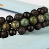 image:imageBivei 8mm Natural Lava Rock Stone Bracelets for Men  Healing Crystal Essential Oil Diffuser Beads Bracelet Chakra Yoga Energy Anxiety Gemstone Bracelet Gift Jewelry for MenAfrican Turquoise  Lava Rock  Agate