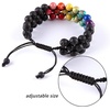 image:imageBivei 8mm Natural Lava Rock Stone Bracelets for Men  Healing Crystal Essential Oil Diffuser Beads Bracelet Chakra Yoga Energy Anxiety Gemstone Bracelet Gift Jewelry for MenLava Rock  Agate