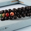 image:imageBivei 8mm Natural Lava Rock Stone Bracelets for Men  Healing Crystal Essential Oil Diffuser Beads Bracelet Chakra Yoga Energy Anxiety Gemstone Bracelet Gift Jewelry for Men7 Chakra Stone  Lava Rock  Agate