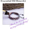 image:imageBivei Aromatherapy Essential Oil Diffuser Bracelet Lava Stone Bead Gemstone Anxiety Diffuser Bangle Cuff BraceletPurple