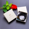 image:imageBivei Beaded Bracelet Set 5pcs for Women Men  Natural Gemstone Crystal Bracelets Healing Anxiety Round Stretch JewelryLava Stone