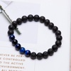 image:imageBivei Beaded Bracelet Set 5pcs for Women Men  Natural Gemstone Crystal Bracelets Healing Anxiety Round Stretch JewelryTiger Eye Stone  Howlite