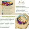 image:imageBivei Beaded Bracelets for Women with Lotus Charm Healing Gemstone Crystal 7 Chakra Bracelet Natural Stretch Bracelets Set for Women Yoga Meditation Anxiety Stress Relief JewelryHarmony Chakra Blessing Bracelets