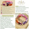 image:imageBivei Beaded Bracelets for Women with Lotus Charm Healing Gemstone Crystal 7 Chakra Bracelet Natural Stretch Bracelets Set for Women Yoga Meditation Anxiety Stress Relief JewelryHappinessLove Bracelets