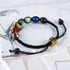 image:imageBivei Chakra Bead Bracelets for Women  8mm 7 Chakra Bracelet With Real Stones Meditation Yoga Gemstone JewelryOM Charm