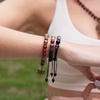 image:imageBivei Chakra Bead Bracelets for Women  8mm 7 Chakra Bracelet With Real Stones Yoga Gemstone Jewelry 3 Pack1 Set of 3 Chakras Lotus Bracelets